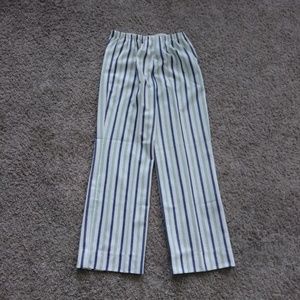 Vintage Glen of Michigan Blue Green Striped Pants